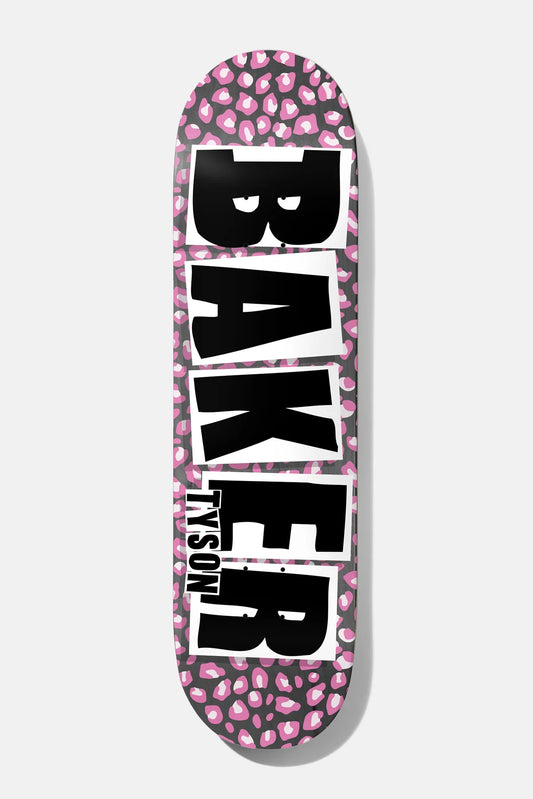 Baker Tyson Brand Logo Hot Cheetah Deck 8.25
