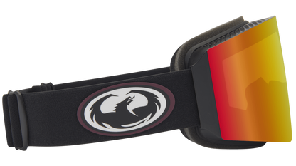 Dragon RVX Mag Goggles - Red Ion + Light Rose