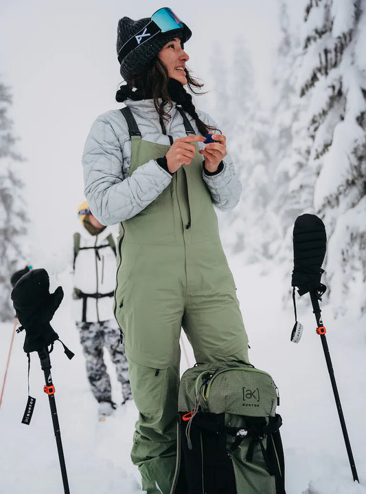 Burton [ak] Womens Kimmy GORE-TEX 2L Bib - Hedge Green