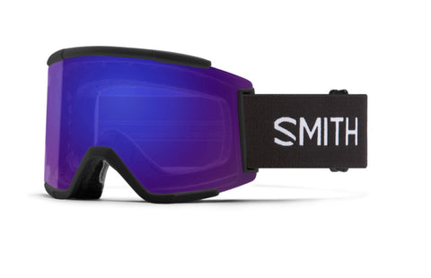 Smith Squad XL Goggle - Black + ChromaPop Everyday Violet Mirror / ChromaPop Storm Amber