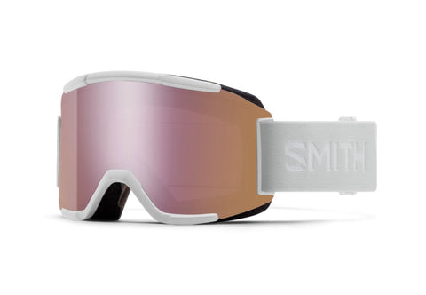 Smith Squad Goggle - White Vapor + ChromaPop Everyday Rose Gold Mirror / Yellow