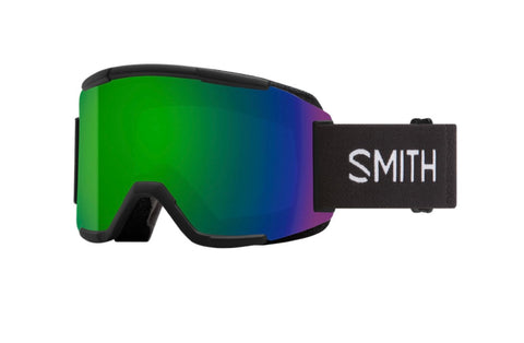 Smith Squad Goggle - Black + ChromaPop Sun Green Mirror / Yellow