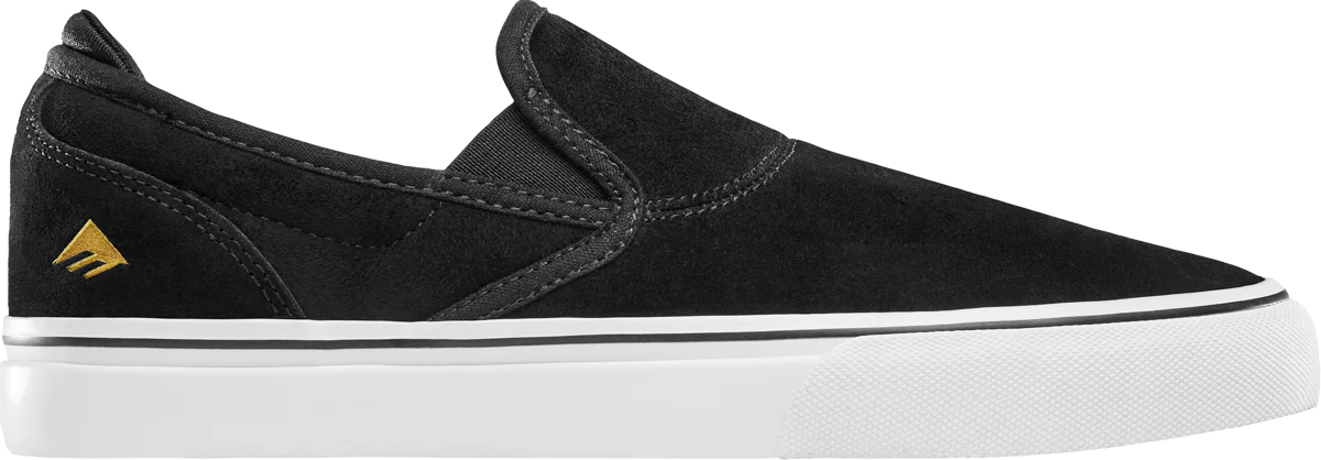 Emerica Wino G6 Slip-On - Black/White/Gold