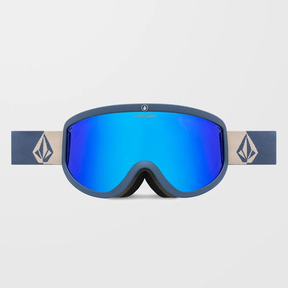 Volcom Footprints Goggle - Indigo Stone/Blue Chrome + Yellow Lens