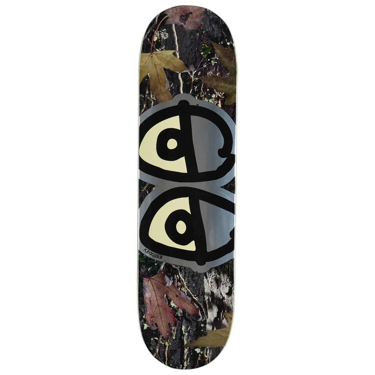 Krooked Team Eyes Camo Deck Foil 8.25