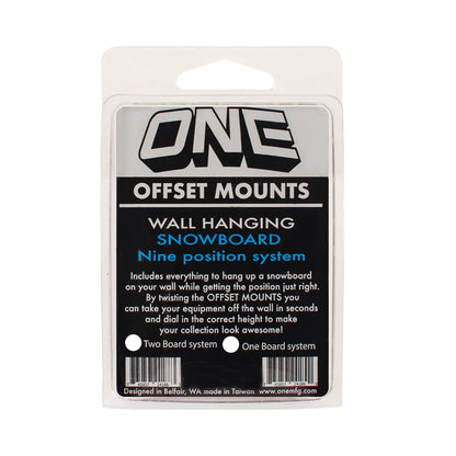 One Ball Offset Snowboard Wall Mounts