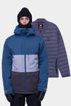 686 Mens Smarty 3-in-1 Form Jacket - Orion Blue Colorblock