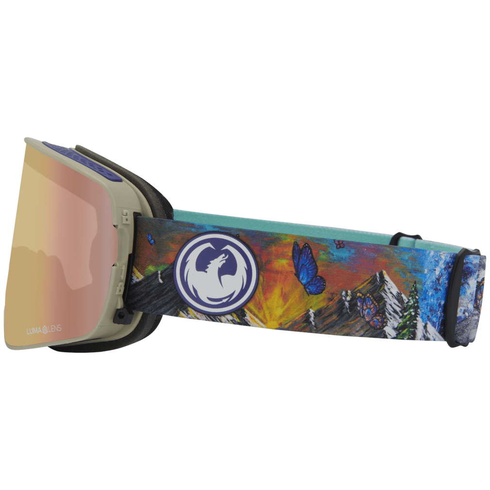 Dragon NFX 2 Goggles - Rose Gold Ion + Pink Ion