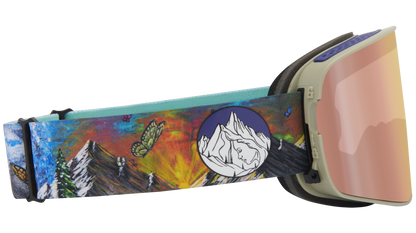 Dragon NFX 2 Goggles - Rose Gold Ion + Pink Ion