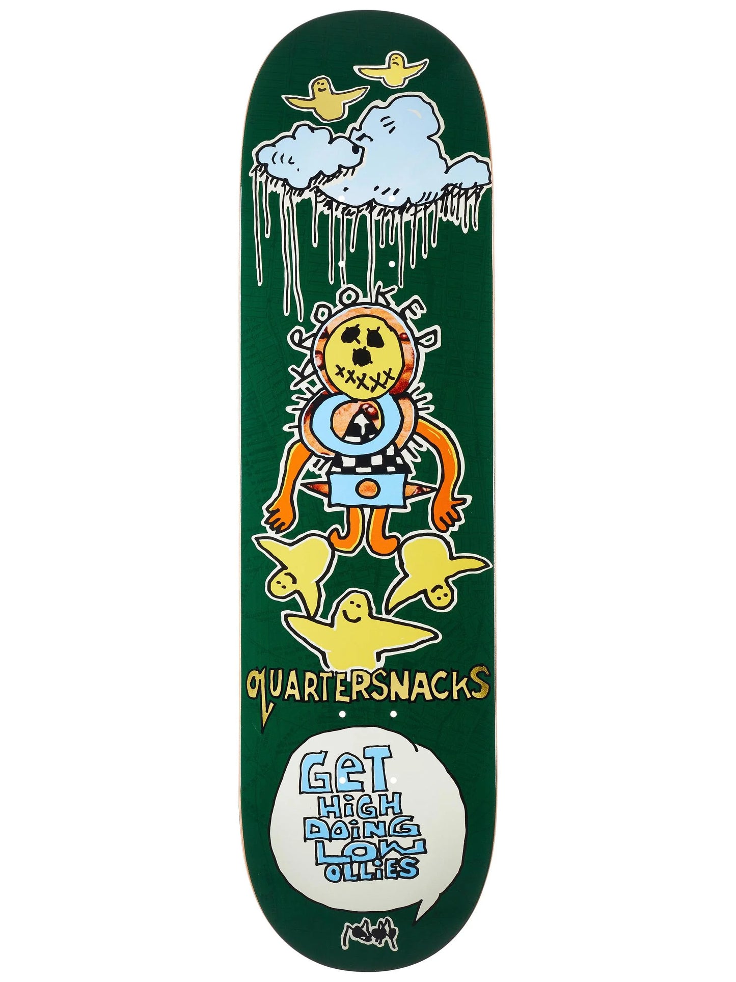 Krooked x Quarter Snacks Get High Deck 8.25