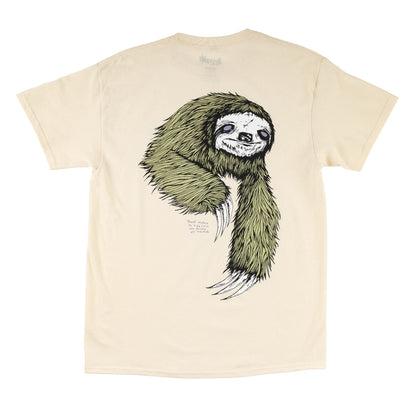 Welcome Sloth Tee - Bone/Sage