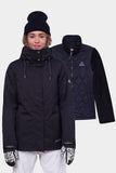686 Womens Smarty 3-in-1 Spellbound Jacket - Black