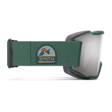 Smith Squad Goggle - Alpine Green Vista + ChromaPop Sun Platinum Mirror / Clear