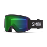 Smith Squad S Goggle - Black + ChromaPop Everyday Green Mirror / Clear Lens