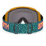 Smith Squad XL Goggle - Neon Wiggles Archive + ChromaPop Sun Platinum Mirror / ChromaPop Storm Blue Sensor Mirror