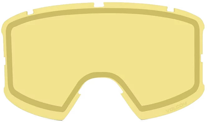 Volcom Garden 2 Goggle - Matte Black/Red Chrome + Yellow Lens