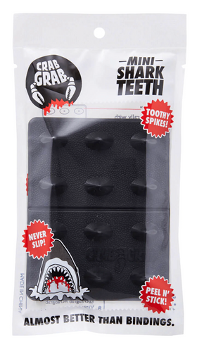 Crab Grab Mini Shark Teeth Stomp Pad - Black