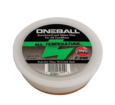 Oneball F1 Rub-On All Temp Snowboard Wax