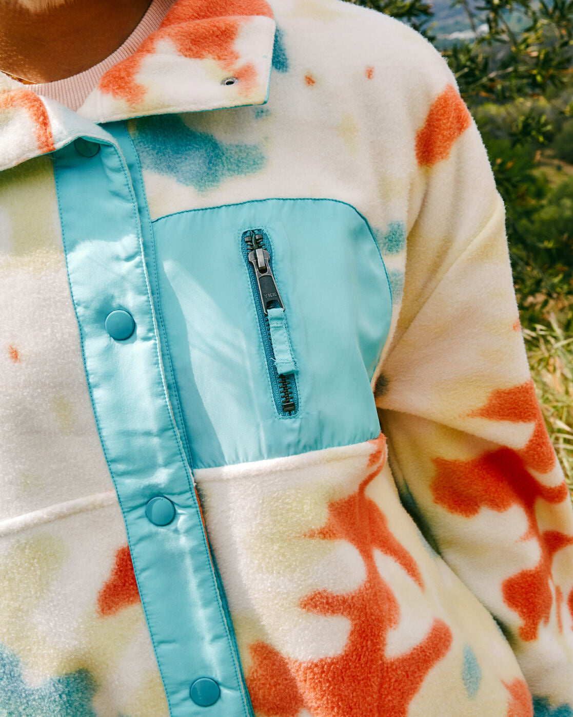 RVCA Day Off Tie Dye Fleece