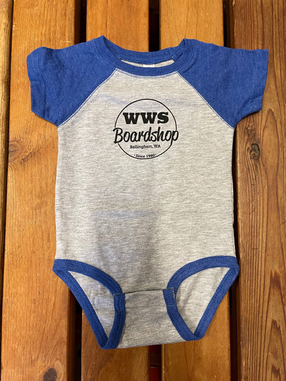 WWS Circle Logo Baby Onesie