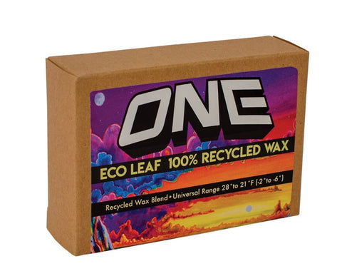 Oneball Eco Leaf 100% Recycled Snowboard Wax
