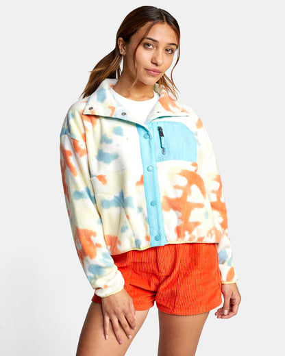 RVCA Day Off Tie Dye Fleece