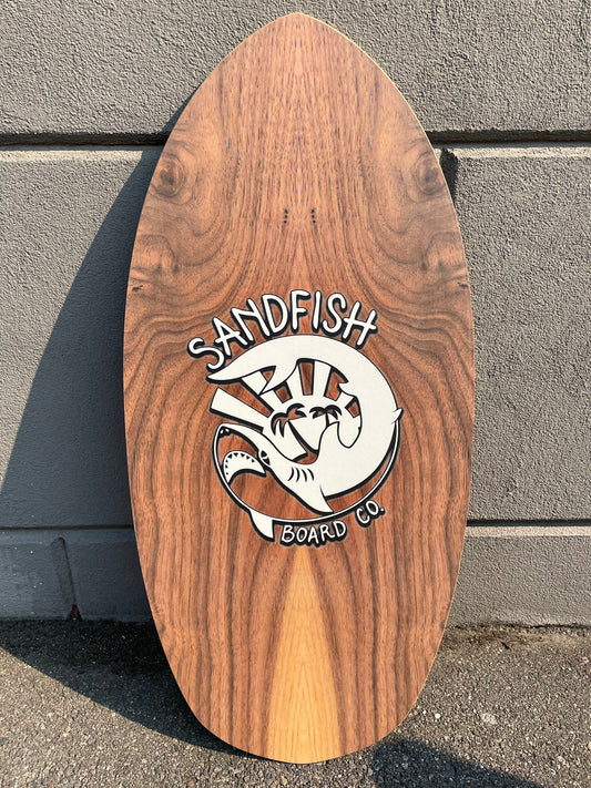 Sandfish Walnut Woody Skimboard